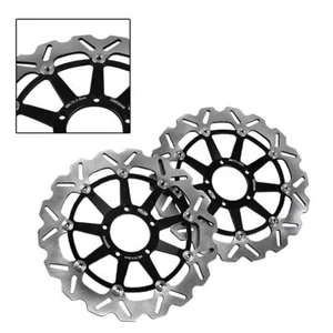2x Rotor de disco de freno delantero flotante motor para Ducati Monster 1100S ABS 2009-2010 - Imagen 1 de 7