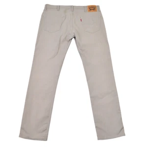 Jeans uomo Levis 511 38x34 beige chino zip 100% cotone - Foto 1 di 10
