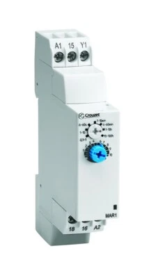 88827115, CROUZET, Chronos 2 Timer, Mar1 Din Rail, 17.5Mm, 20-30 Vdc /20-264 Vac - Image 1 of 2