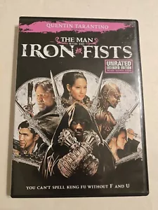 The Man with the Iron Fists DVD Quentin Tarantino Unrated Extended Edition R - Imagen 1 de 12