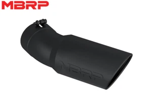 Punta de escape MBRP 6" negra curva de 30 grados con entrada de 5" para 15-24 GM 6,6 L Duramax - Imagen 1 de 4