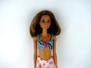 Barbie 2015 Hispanic Latino Teacher FJB30 w/Frosted Hair SALE 2 pc Beach Outfit - Picture 1 of 13