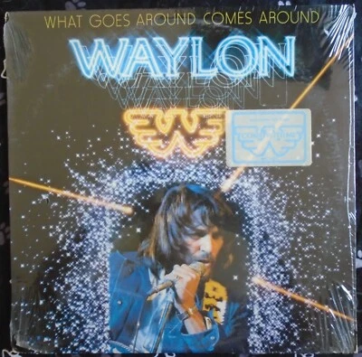 WAYLON JENNINGS, What Goes Around Comes [w/hype] USA New Sealed LP FREE SHIP - Image 1 of 2