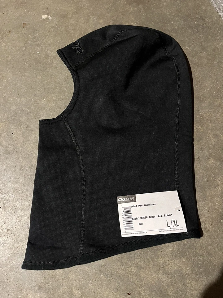 Polartec Outdoor Research Wind Pro Balaclava - Black - L/XL