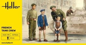 HELLER 30323. French Tank Crew 1/35scale Kit - Picture 1 of 7