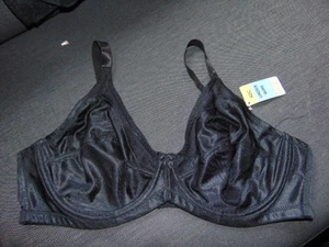 Simply Basic Balcony Bra U/Wired Non-Padded Plain 42C Black BNWT - Picture 1 of 1