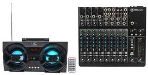 Mackie 1202VLZ4 12-ch Analog Low-Noise Mixer w/ 4 ONYX Preamps + Free Speaker ! - Picture 1 of 7