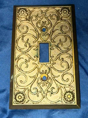 ROYAL ROOMS PORT ORLEANS RESORT Original Disney Prop ~Light Switch Cover - Image 1 of 3