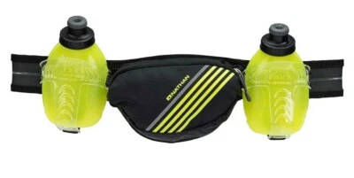 Cinturón hidratante Nathan Trail Speed Plus para adultos - negro/amarillo de seguridad Foto 1 de 2