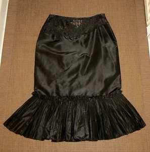 RUNWAY VINTAGE! PVP 5.550$! FALDA DE PASARELA OSCAR DE LA RENTA SEDA ENCAJE TUILLE - Imagen 1 de 6