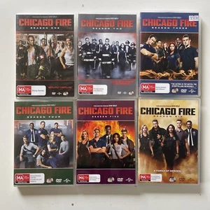 Chicago Fire Series 1 2 3 4 5 6 Region 4 DVD Incomplete Missing 1 Disc - Picture 1 of 5