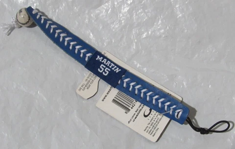 MLB Martin 55 Blue Jay Blue w/White Stitching Team Baseball Seam Bracelet Cover