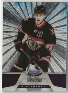 2011-12 Certified Totally Purple #116 Jonathan Toews 07/10 Chicago Blackhawks