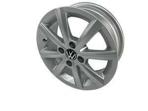 1x VW Aluminium Rim Merano 14 Inch 5Jx14 ET35 Original Up! Diamond Silver OE - Picture 1 of 17