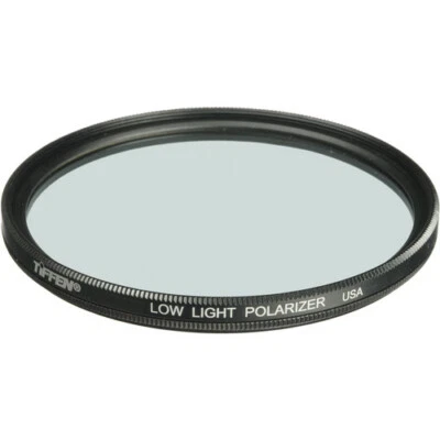 New Tiffen 37mm Low Light Linear Polarizer Filter MFR #37LLPOL - Image 1 of 4
