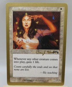 MTG Rare Magic the Gathering Soul Warden World Championships 1998 Gold Border 31 - Bild 1 von 2
