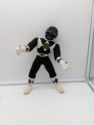 Mighty Morphin Power Rangers Black 18" Plush Movable Arms 1994 Kid Dimension - Image 1 of 4