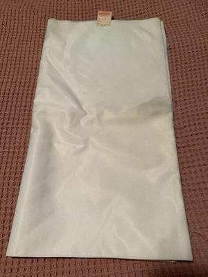 VTG Cream Polyester Fabric - 2.5 Yards Vintage - Image 1 of 4