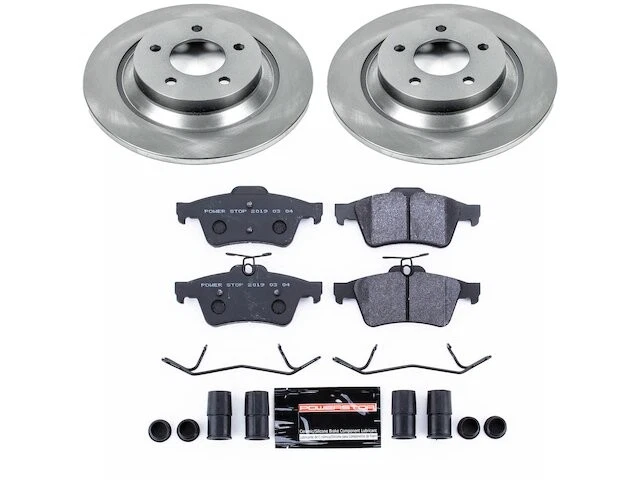 Kit de pastillas de freno trasero y rotor para Mazda 5 2008-2010, 2012-2015 2009 2013 VD655WK Foto 1 de 1
