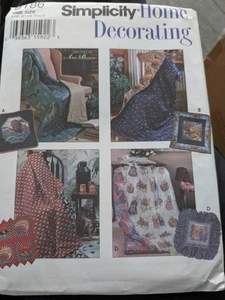Simplicity Home Decorating 9186 Pillow in a Quilt - Picture 1 of 1