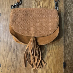 Bolso Bandolera Ecote Gamuza Cuero Borla Pequeño Cartera Correa Extraíble Boho - Imagen 1 de 13