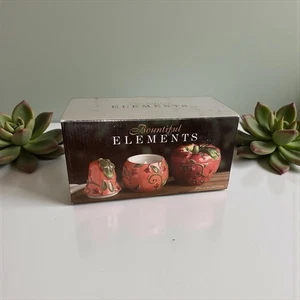 Bountiful Elements American Orchard Wachs gefüllt Obst Kerzen Set Apfel Birne Dekor - Bild 1 von 15