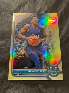 2022 Topps Bowman U 2 Ochai Agbaji 49/75 Serial Numbered Basketball Card - Picture 1 of 4