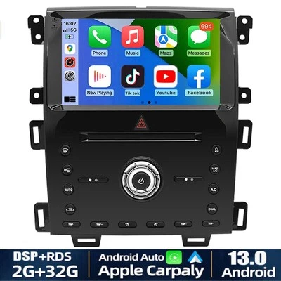 Radio estéreo para automóvil Android 13 Carplay GPS Navi WIFI para Ford Edge 2010-2015 Foto 1 de 4