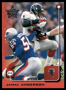 1999 Leaf Rookies & Stars #11 Jamal Anderson Atlanta Falcons Football Karte - Bild 1 von 2