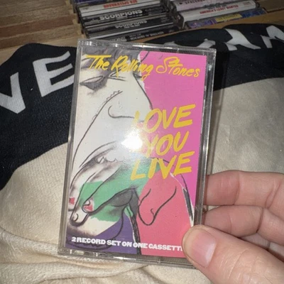THE ROLLING STONES Love You Live 1986 CASSETTE Album Rolling Stones Records 77 - Image 1 of 2