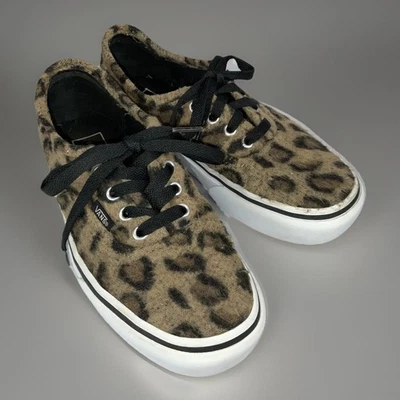 Zapatos deportivos con cordones con estampado de piel de animal de leopardo VANS para mujer talla 7 Foto 1 de 4