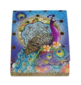 Punch Studio Notepad Imperial Peacock Purse MINI Sketchpad  NEW, Factory Sealed - Picture 1 of 6