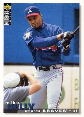 Mike Kelly 1995 Collector's Choice 157 Atlanta Braves Baseball Card - Image 1 of 2