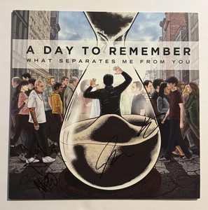 A DAY TO REMEMBER FULL BAND SIGNED VINYL ALBUM RECORD AUTOGRAPHED ROCK BAND COA - Picture 1 of 2