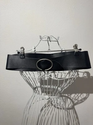 Edc Esprit Damen Gürtel 75cm 30 Breit Schwarz - Bild 1 von 3