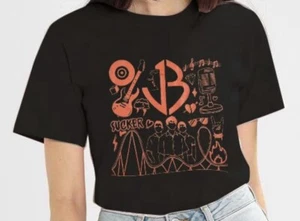 2 Camisetas Rock Vintage Mujer Tour Merch Retro Camiseta Corta Talla 2XL Nuevas - Imagen 1 de 3