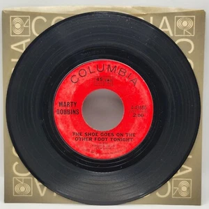 Marty Robbins The Shoe Goes On The Other Foot Tonight 45RPM 7in Columbia 4-43680 - Picture 1 of 4