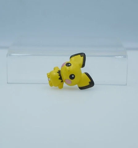 *broken stand* Pichu Metallic Get TOMY  CGTSJ Japan figure Vintage  Pokemon Cover