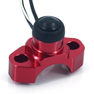CNC Universal Motorcycle Engine Stop Start Kill Switch Button Dirt Pit Bike Quad - Image 1 of 4