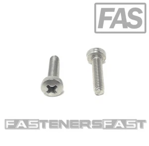 (25) M4-0.7 x16 Stainless Steel Phillips Pan Head Machine Screw DIN7985 A2 M4x16 - Picture 1 of 5