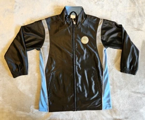 Nike Hoops Track Jacket Youth M 10-12 Black Blue Gray Full Zip Retro Basketball - Picture 1 of 14