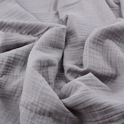Modal Cotton Triple Gauze Organic Fabric Dressmaking Baby Clothes Muslin 58"w - Image 1 of 4