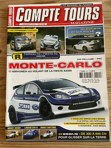 MAGAZINE COMPTE TOURS N°240 JANVIER 2010 RALLYE WRC MONTE CARLO MEEKE LOEB IRC - Picture 1 of 2