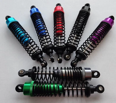 2x RC Stoßdämpfer Öldruckdämpfer Aluminium 107mm Für 1:10 RC Auto Truck Buggy - Bild 1 von 2