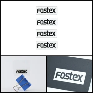 Adesivo distintivo logo Fostex decalcomania fai da te impermeabile 33 mm (1,3") X 12,5 mm (0,49") - Foto 1 di 15