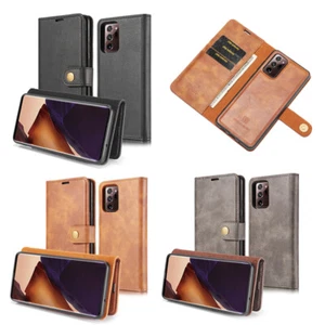 For Samsung Galaxy Note 20 Ultra Magnetic Leather Card Wallet Case Pocket Cover - Picture 1 of 25