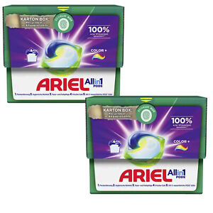 2x 15 WL Ariel Compact Actilift Power Color Pods All in 1 Farbe Wäsche Universal