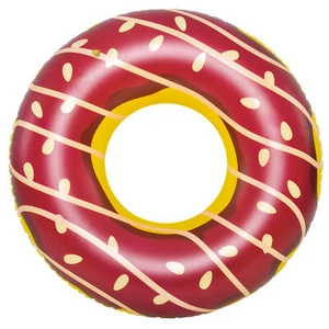 Schwimmring Big Brown Donut XXL Sitzreifen Poolsessel Schwimmsitz Ø 110 x 30 cm - Bild 1 von 2