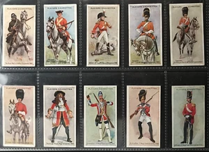 PLAYERS Cigarette Card Set - REGIMENTAL UNIFORMS 1912 - Hussars Guards Dragoons - Foto 1 di 2
