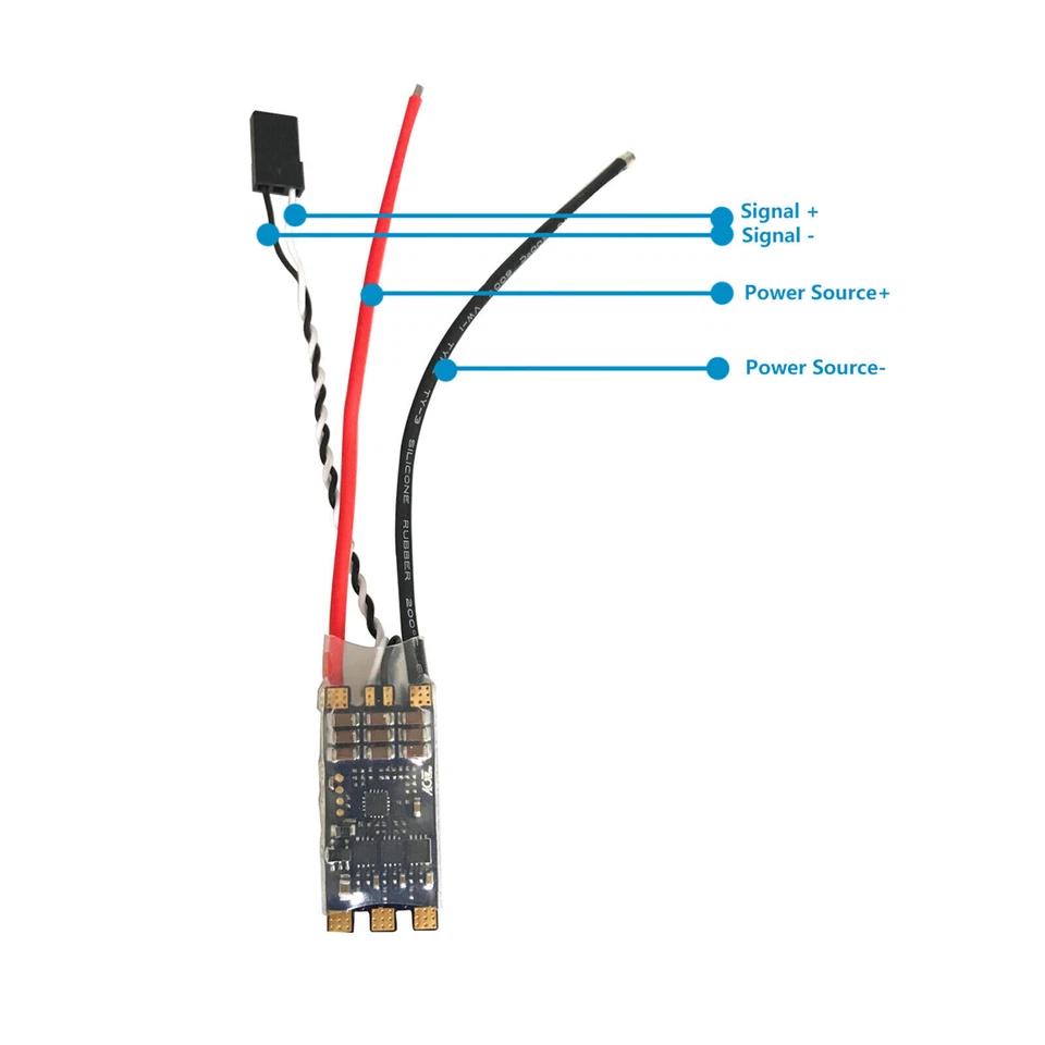 Dual-Way M080 30A ESC ROV Underwater Speed Controller for RC Jet Electric Boat - Image 1 of 4